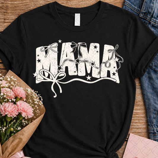 Mama Bows in White