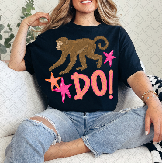 Monkey do girl
