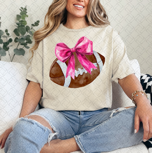 Pink Bow Football