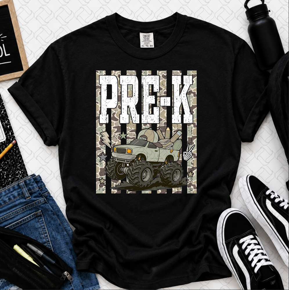 Pre-K Camo Back to School 