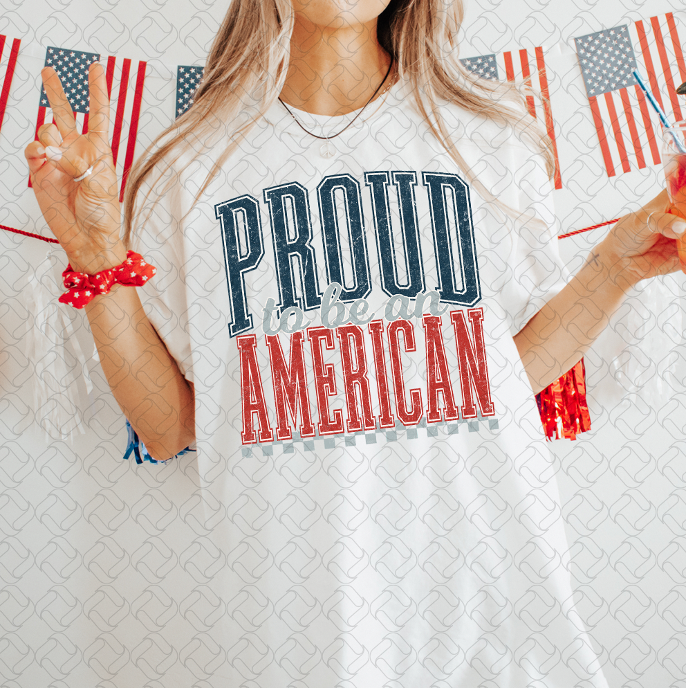 Proud American flag