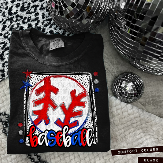 RWB preppy baseball
