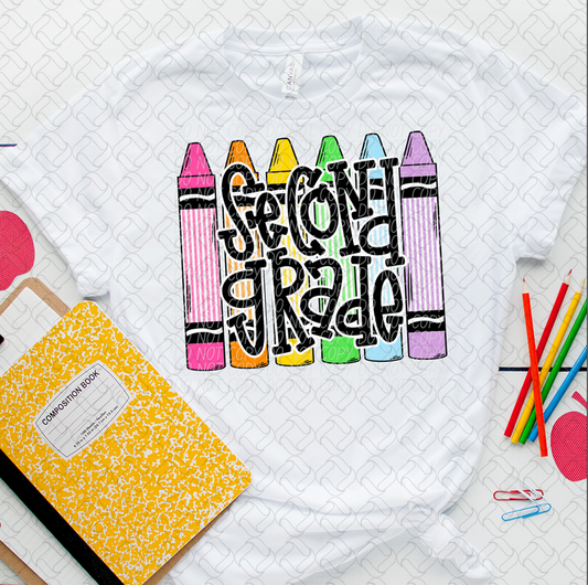 SECOND GRADE CRAYON