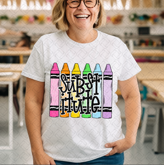 SUBSTITUTE CRAYON 