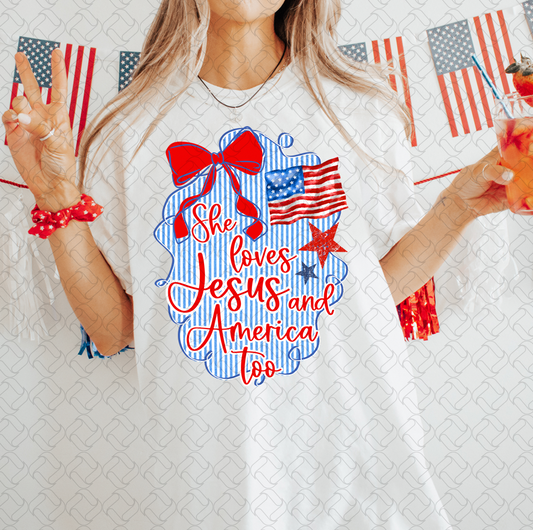 She Loves Jesus and America Too 