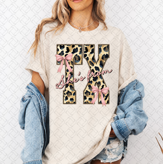 She is from Texas TX