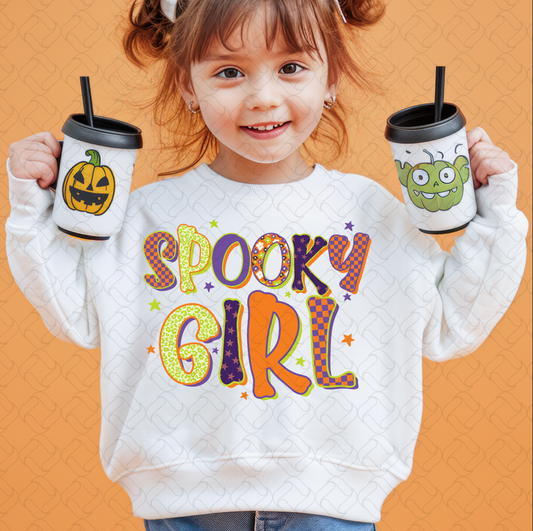 Spooky Girl with stars