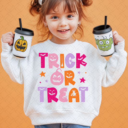 Spooky Trick or Treat Pink