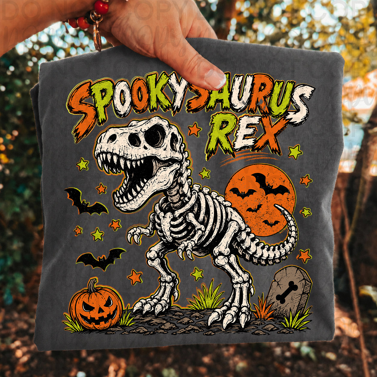 Spookysaurus Rex Boy Halloween 2