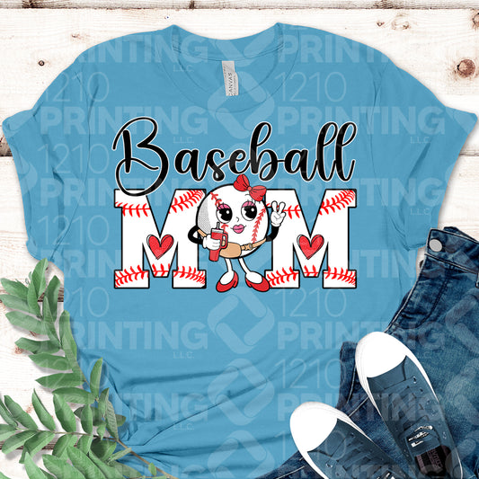 Baseball Mom + Baseball Lady DTF