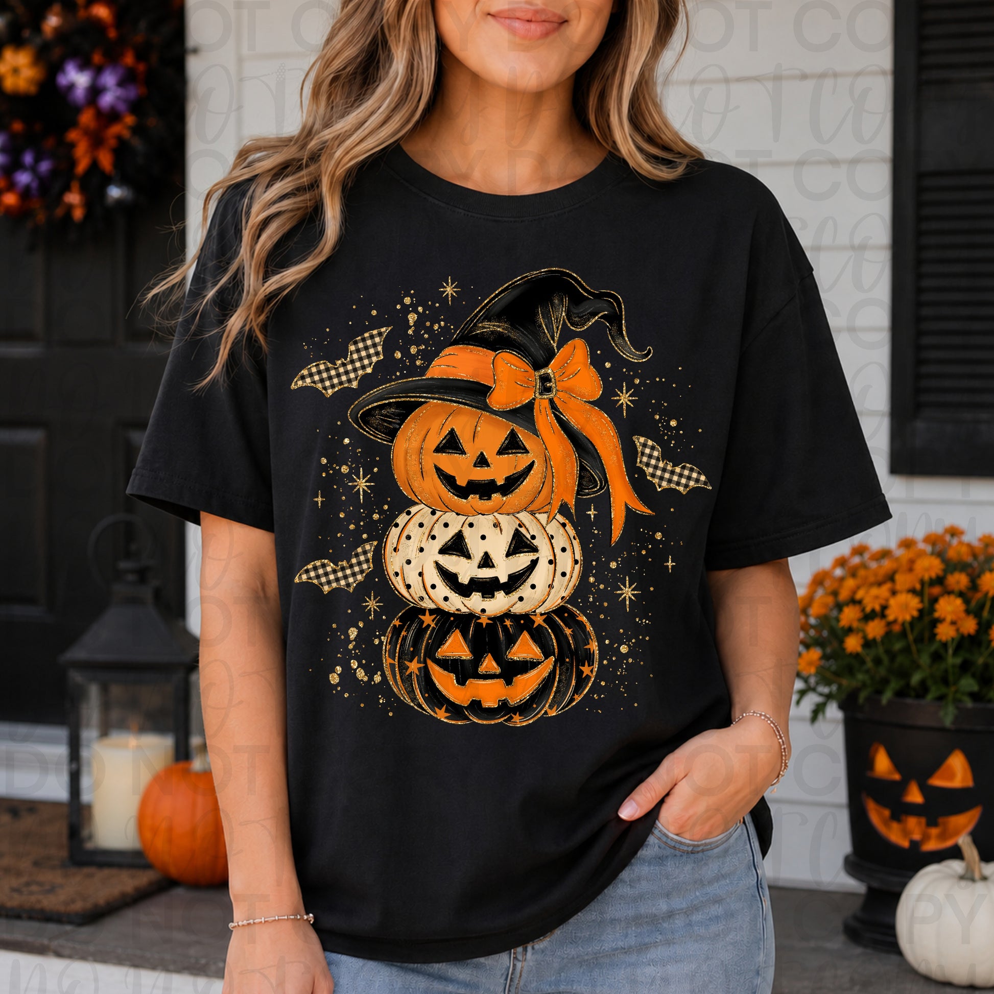 Stacked Pumpkins patterned 2