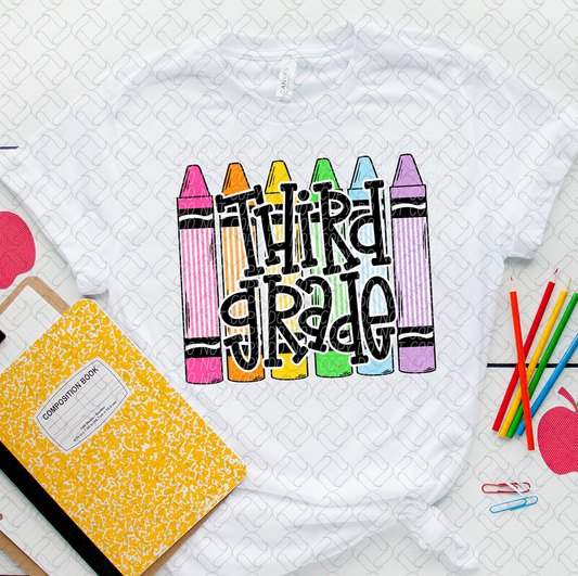 THIRD GRADE CRAYON 