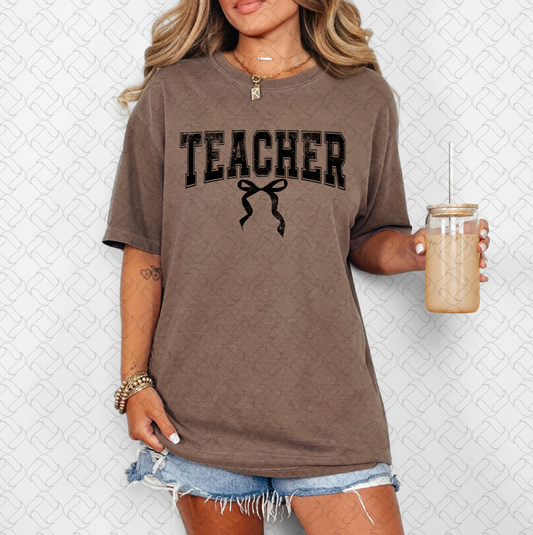Teacher Black Grunge