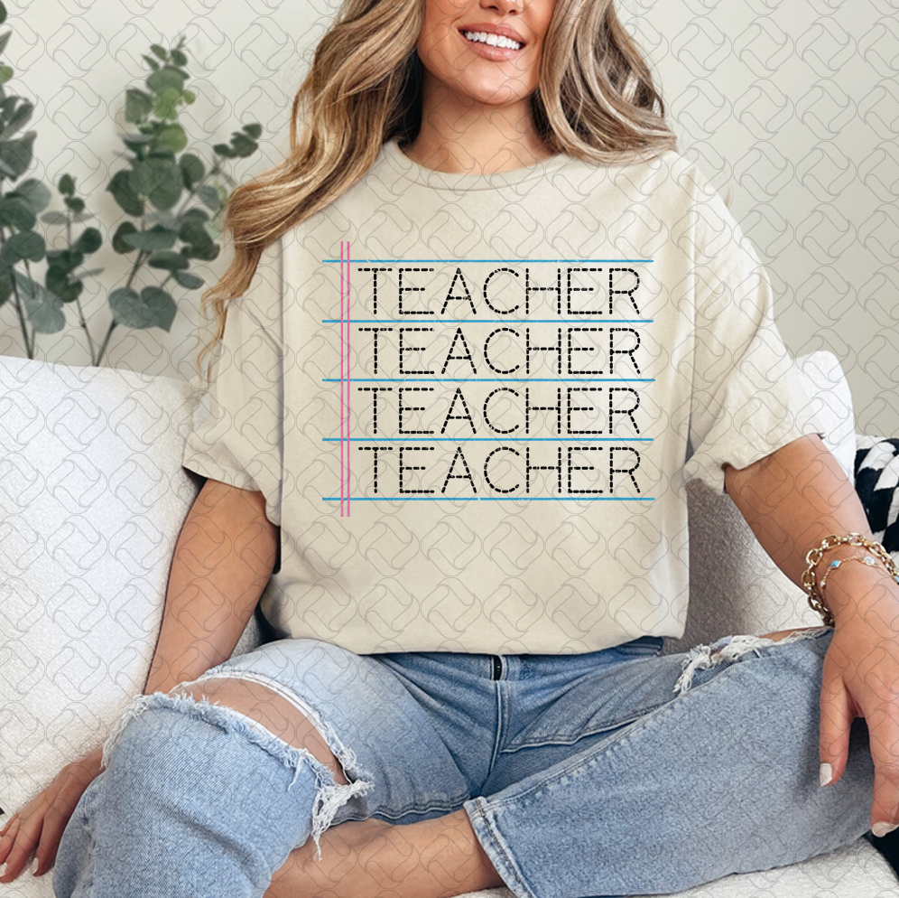 Teacher handwriting