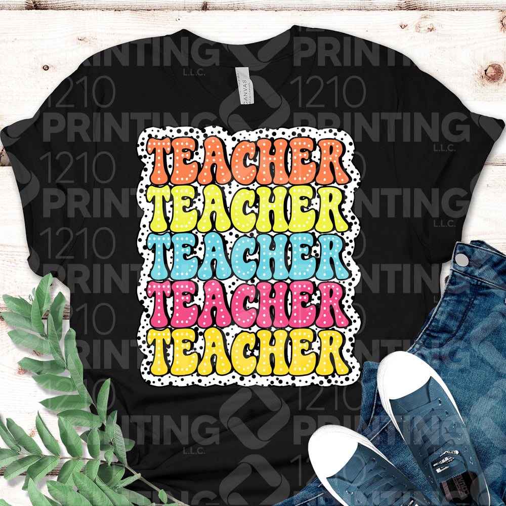 Teacher x5 DTF