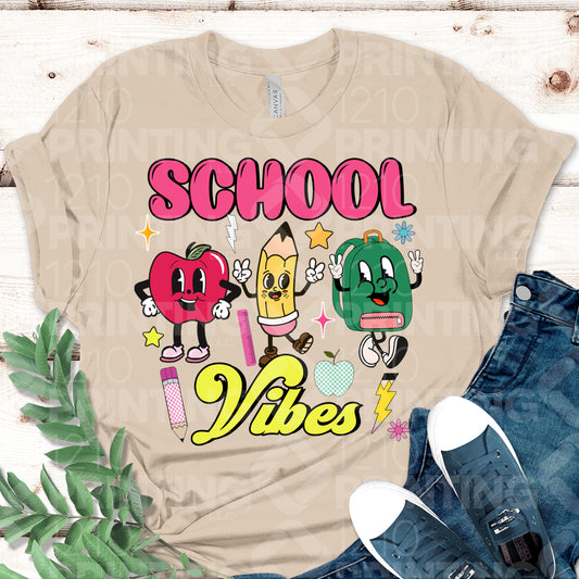 Retro School Vibes DTF