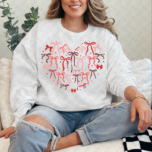 Valentine Bows Heart