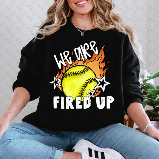 We Are Fired Up Softball
