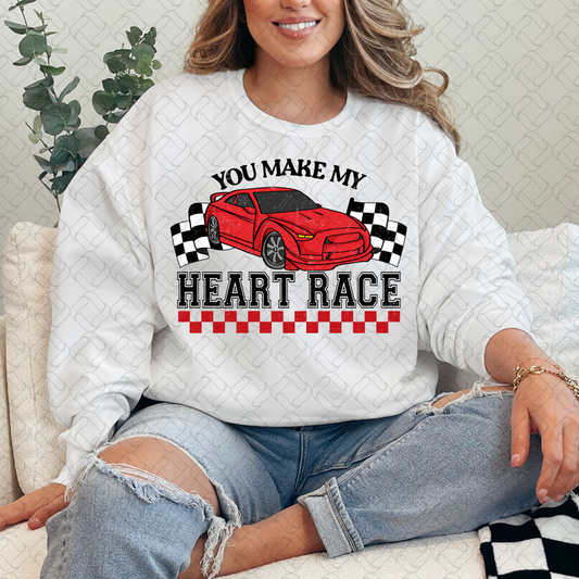 You make my heart race