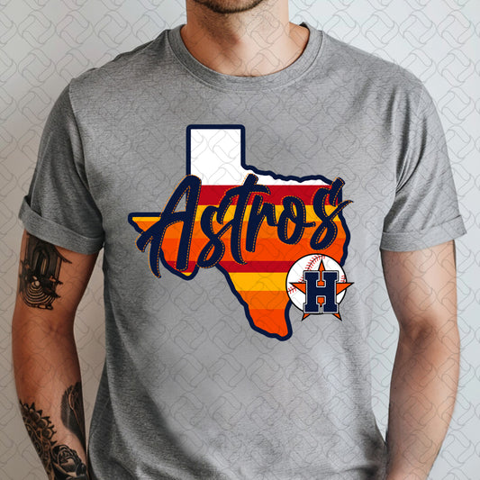 Astros Texas Map