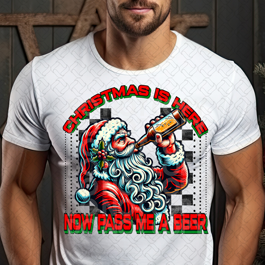 christmas is here now pass me a beer