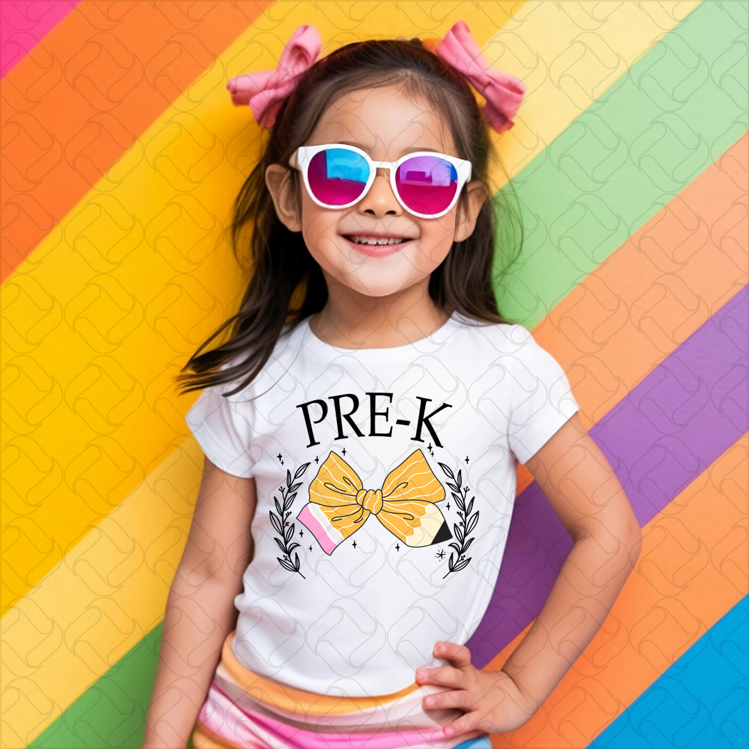 Pre-K Grade Pencil Bow