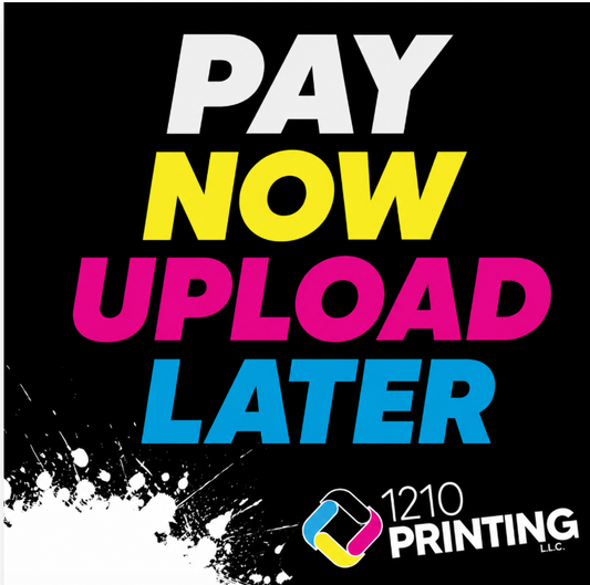 Pay Now, Upload Later